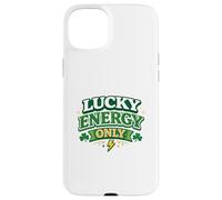 Carcasa para iPhone 15 Plus Lucky Energy Only 17 de Marzo Fiesta Irlandesa Clover St Patricks