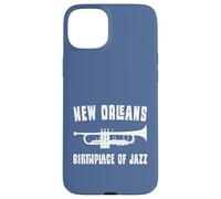 Carcasa para iPhone 15 Plus Lugar de Nacimiento de la Trompeta de Jazz de Nueva Orleans NOLA Music