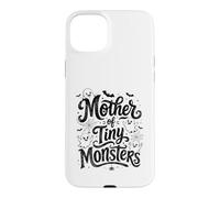 Carcasa para iPhone 15 Plus Madre Espeluznante de Monstruos diminutos Divertido Halloween Ghost Mom