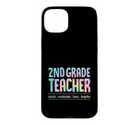 Carcasa para iPhone 15 Plus Maestro de Segundo Grado Enseña Motivar Amor Inspirar Enseñanza Lema