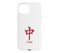 Carcasa para iPhone 15 Plus Mahjong Lovers Crak Red Dragon Símbolo Azulejos Puntos Bam Kung