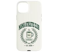 Carcasa para iPhone 15 Plus Mama Athletic Club EST 2026 Maratón de la Maternidad mamá Divertida