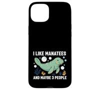 Carcasa para iPhone 15 Plus Manatí Me Gustan los manatíes y quizás Papas flotantes para 3 Personas