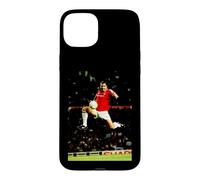 Carcasa para iPhone 15 Plus Manchester United Eric Cantona Leap Copa Mundial de Fútbol