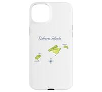 Carcasa para iPhone 15 Plus Mapa Islas Baleares Mallorca Ibiza Menorca Travel