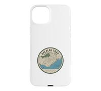 Carcasa para iPhone 15 Plus Mapa topográfico de Kalalau-Trail-Kauai Hawái