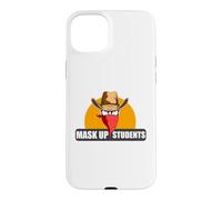 Carcasa para iPhone 15 Plus Mask Up Students Back To School Social distancing Teachers