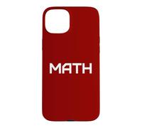 Carcasa para iPhone 15 Plus Math Lover Stem Álgebra Geometría Cálculo Diseño Minimalista