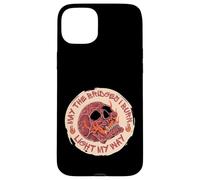 Carcasa para iPhone 15 Plus May The Bridges I Burn Light My Way Skull Gothic Graphic
