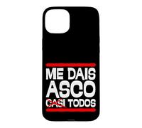 Carcasa para iPhone 15 Plus Me Dais Asco Casi Todos Frase Humor Divertido y Sarcástico