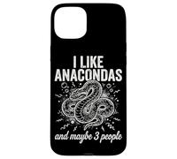 Carcasa para iPhone 15 Plus Me Gustan Las anacondas y Tal Vez 3 Personas Herping Zoo