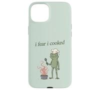 Carcasa para iPhone 15 Plus Me temo Que cociné a Frog Chef Burning Food, Divertido Meme de Weirdcore