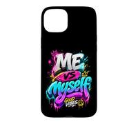 Carcasa para iPhone 15 Plus Me Vs Myself Graffiti Style Urban Streetwear Apparel Design