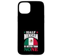 Carcasa para iPhone 15 Plus Medio Mexicano es Mejor Que Ninguno México Roots Heritage