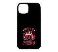 Carcasa para iPhone 15 Plus Menopausia Humor Hot Flash Supervivencia Mediana Power Squad
