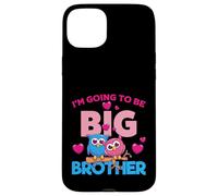 Carcasa para iPhone 15 Plus Men's Boys Kids I'm Going To Be A Big Brother Graphic Design