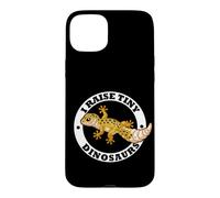 Carcasa para iPhone 15 Plus Mens Womens Kids I Raise Tiny Dinosaurs Leopard Gecko Lover