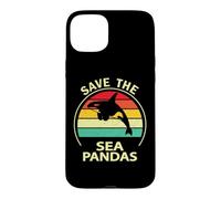 Carcasa para iPhone 15 Plus Mens Womens Killer Whale Save The Sea Pandas Orca Lover