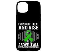 Carcasa para iPhone 15 Plus Mental Health Awareness Items Mental Health Warrior Gifts