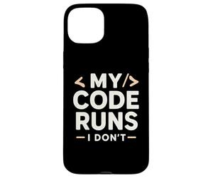 Carcasa para iPhone 15 Plus Mi código se Ejecuta yo no | Coding Joke Funny Software Engineer