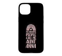 Carcasa para iPhone 15 Plus Mi Gente Favorita me Llama tía Anna Nombre tía