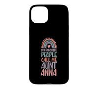 Carcasa para iPhone 15 Plus Mi Gente Favorita me Llama tía Anna Nombre tía