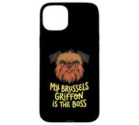 Carcasa para iPhone 15 Plus Mi Grifo de Bruselas es el Jefe, dueño de un Perro Pride Pet