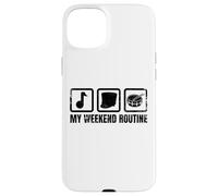 Carcasa para iPhone 15 Plus Mi Rutina de Fin de Semana Percusionista Tambor Lateral