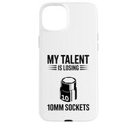 Carcasa para iPhone 15 Plus Mi Talento está perdiendo 10MM Sockets Car Guy Meme Mecánico de Coches