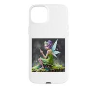 Carcasa para iPhone 15 Plus Minx Hada Dedo Medio cabaña núcleo Ciencia ficción Hechizo mágico Mal