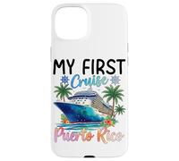 Carcasa para iPhone 15 Plus Mis primeras Vacaciones en Crucero en Puerto Rico