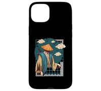 Carcasa para iPhone 15 Plus Mito Legendario japonés del Paisaje Nublado de la Cultura del Guerrero Ron