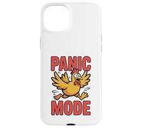 Carcasa para iPhone 15 Plus Modo de pánico Pollo Divertido Caos Humor