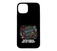 Carcasa para iPhone 15 Plus Modular Synthesizer Patch Cables Are My Therapy