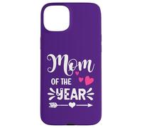 Carcasa para iPhone 15 Plus Moms Favorite Mom of The Year Award Mum Daughter Mothers Day
