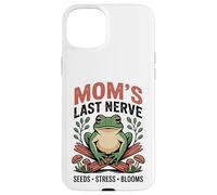 Carcasa para iPhone 15 Plus Mom'S Last Nerve Frog Gardener Seeds Stress Floors