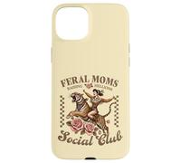 Carcasa para iPhone 15 Plus Moms Salvajes Criando Traviesos Club Social Vintage