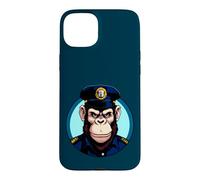 Carcasa para iPhone 15 Plus Mono de policía