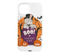 Carcasa para iPhone 15 Plus Monopoly Boo Your Rent is Due Halloween