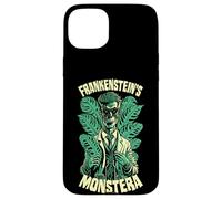 Carcasa para iPhone 15 Plus Monstera, un Jardinero Divertido de Frankenstein, Amante de Las Plantas de Halloween