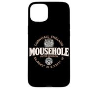 Carcasa para iPhone 15 Plus Mousehole Cornwall England Coordenadas Etiqueta 2C