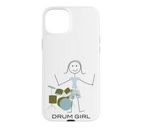 Carcasa para iPhone 15 Plus Mujeres Divertidas Bateristas, Chicas músicas Bateristas