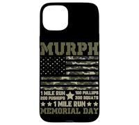Carcasa para iPhone 15 Plus Murph 1 Mile Run 100 Pullups 200 Flexiones 300 Sentadillas 1 Milla R
