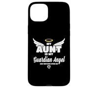 Carcasa para iPhone 15 Plus My Aunt Is My Guardian Angel She Watches Over Me In Memory