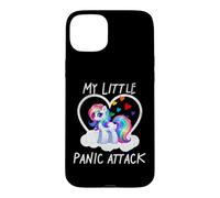 Carcasa para iPhone 15 Plus My Panic Little Attack Vintage Pony Funny Graphic