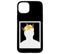 Carcasa para iPhone 15 Plus Mysterious Royal King with Golden Crown Illustration Graphic