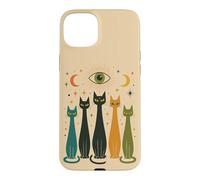 Carcasa para iPhone 15 Plus Mystic Cats Celestial Eye Moon Feline