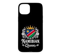 Carcasa para iPhone 15 Plus Namibian Queen Namibia Flag Proud Namibian Woman