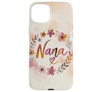 Carcasa para iPhone 15 Plus Nana Floral Heart Flower Cottagecore Cute Grandma