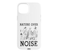 Carcasa para iPhone 15 Plus Nature Over Noise Hiking Wildflower Adventure Butterfly